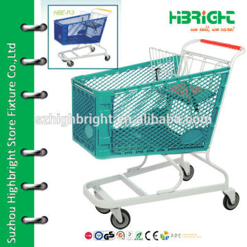 plastic grocery trolleys